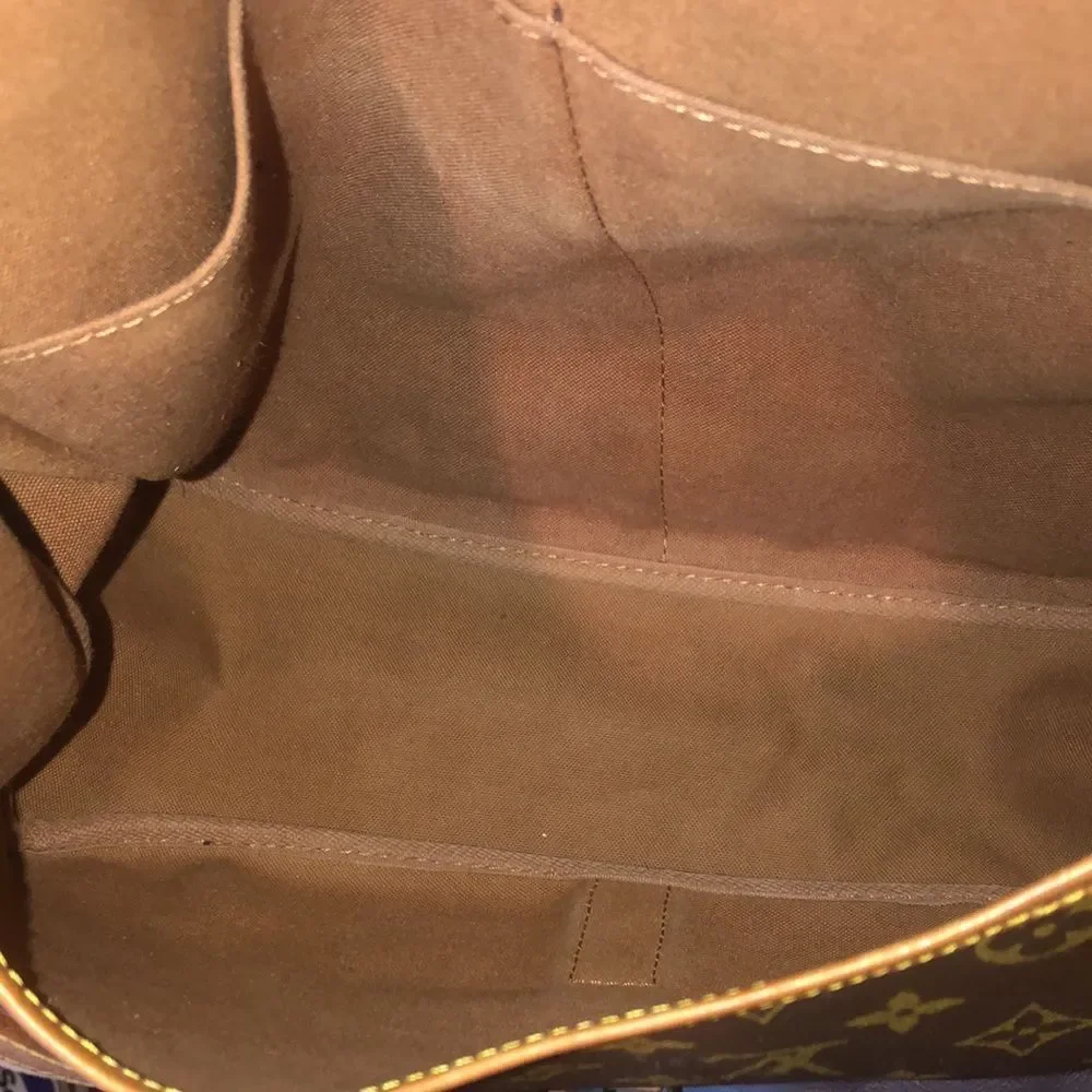 LOUIS VUITTON Saumur 35 Double Sided LV Messenger Shoulder Bag LV DUST BAG
